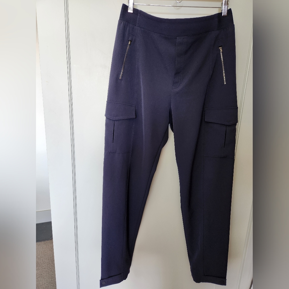 Athleta Endless Cargo High Rise Joggers 14 Tall